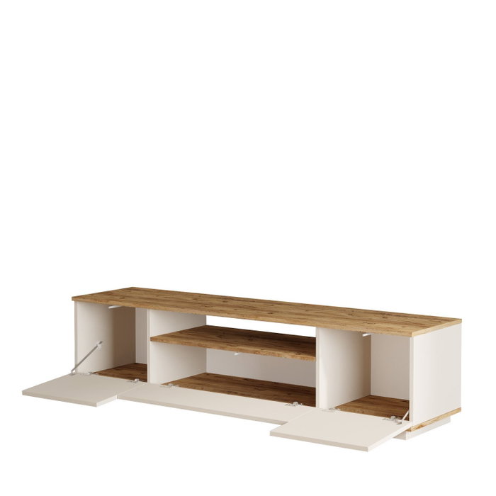 Hanah Home Ave7-Aka Soporte para TV Pino Atlántico y Cashmere Hanah Home Ave7-Aka Soporte para TV Pino Atlántico y Cashmere
